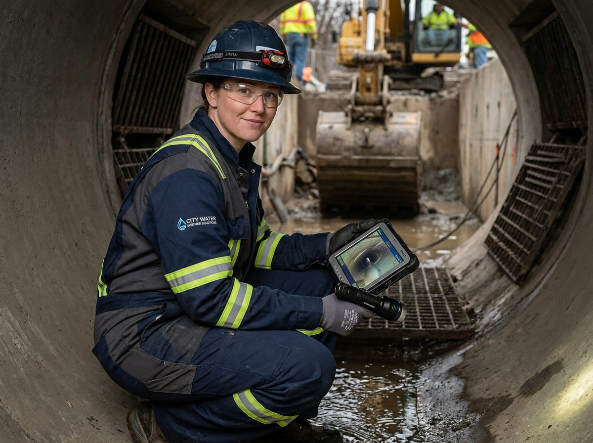 Sewer Line Inspection & Replacement in Elmwood